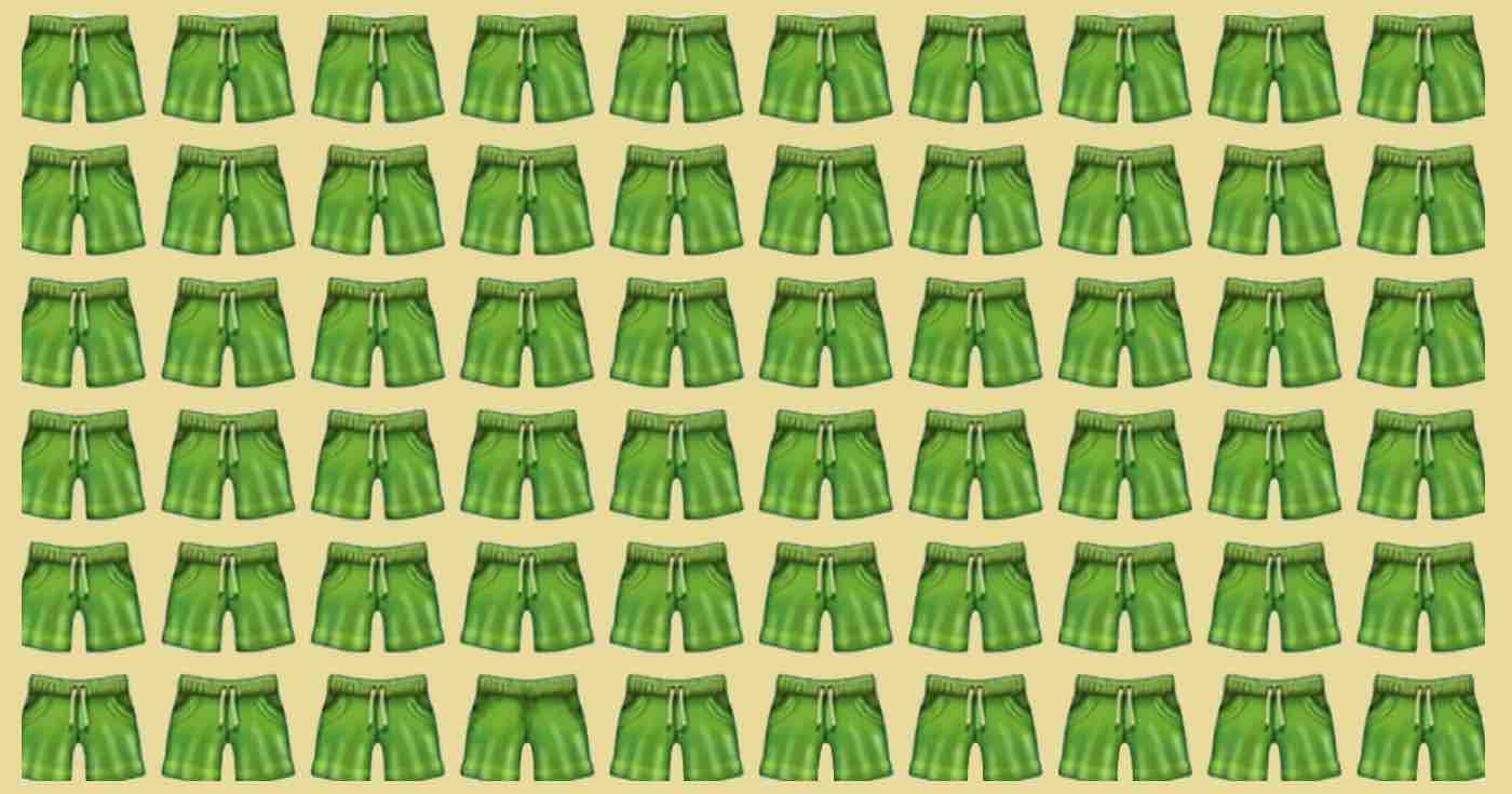 Test di intuito: in quanto troverai i pantaloncini differenti?