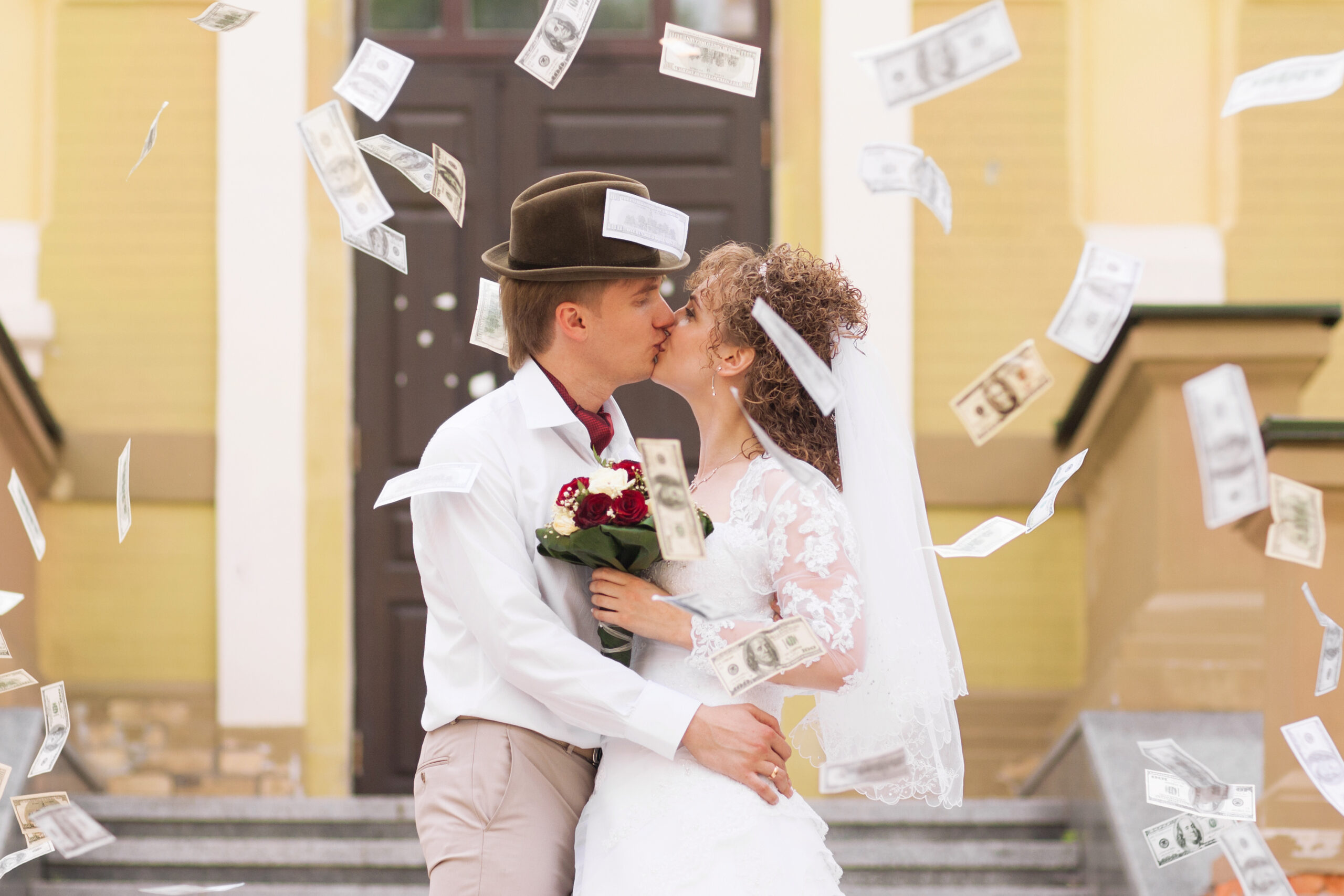 Дают ли выходные на свадьбу. Жених и невеста. Молодожены. Жених с деньгами. Свадьба в стиле горько.