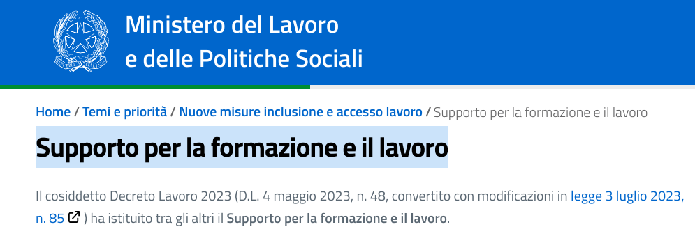 Supporto per la formazione ed il lavoro: per quanto tempo verrà erogata l’indennità di 350 euro al mese?