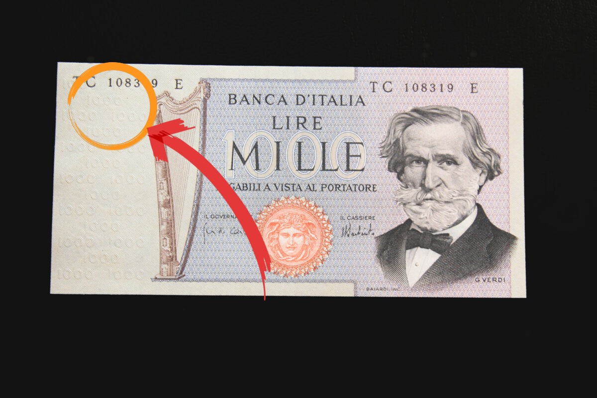 Mille lire: se hai questa di Giuseppe Verdi controllala, può valere migliaia di euro